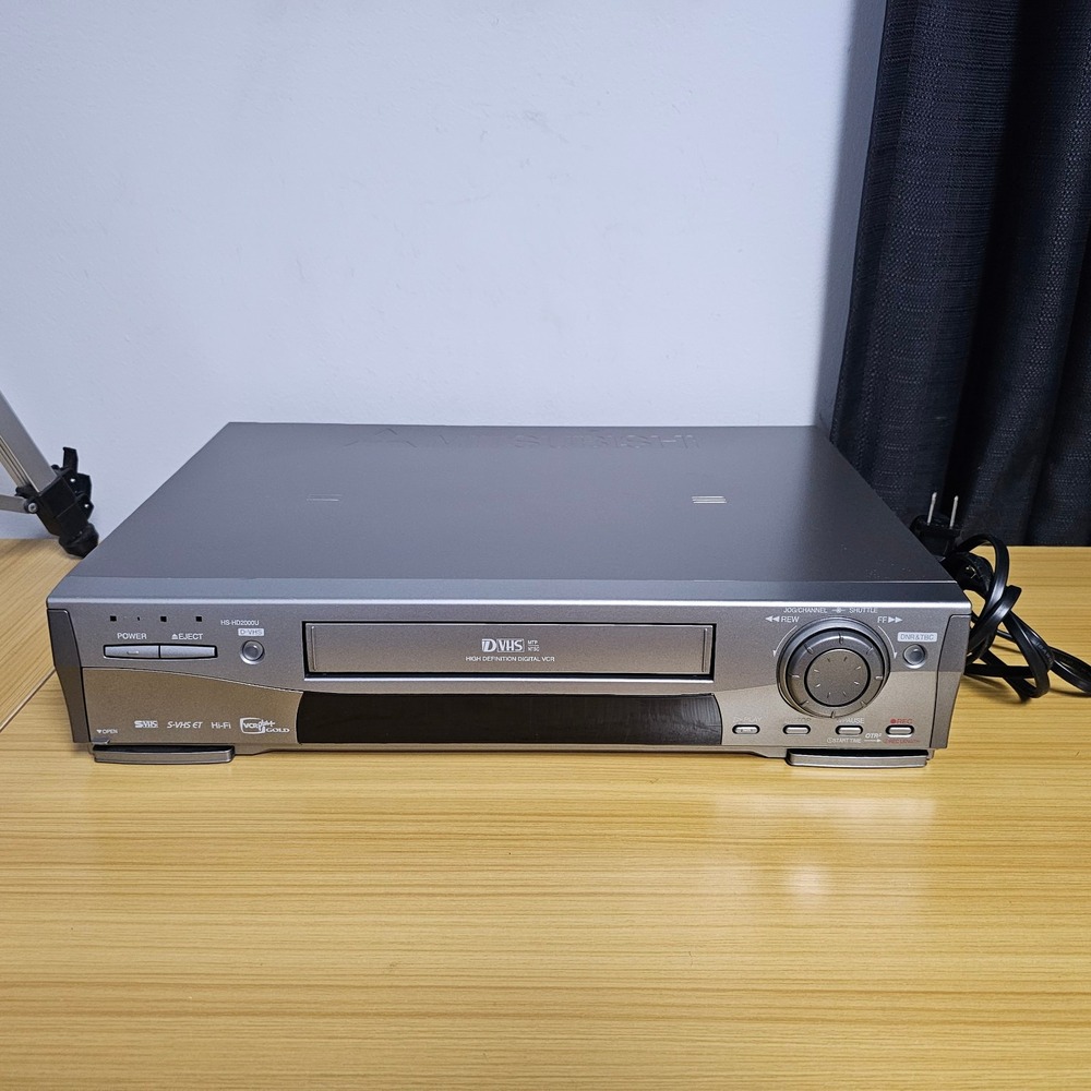 Mitsubishi HS-HD2000U D-VHS High Definition Digital VCR S-VHS Tested